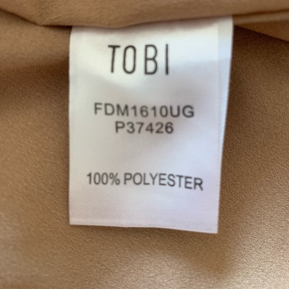 Tobi Maxi Dress Taupe Size S - Picture 6 of 6